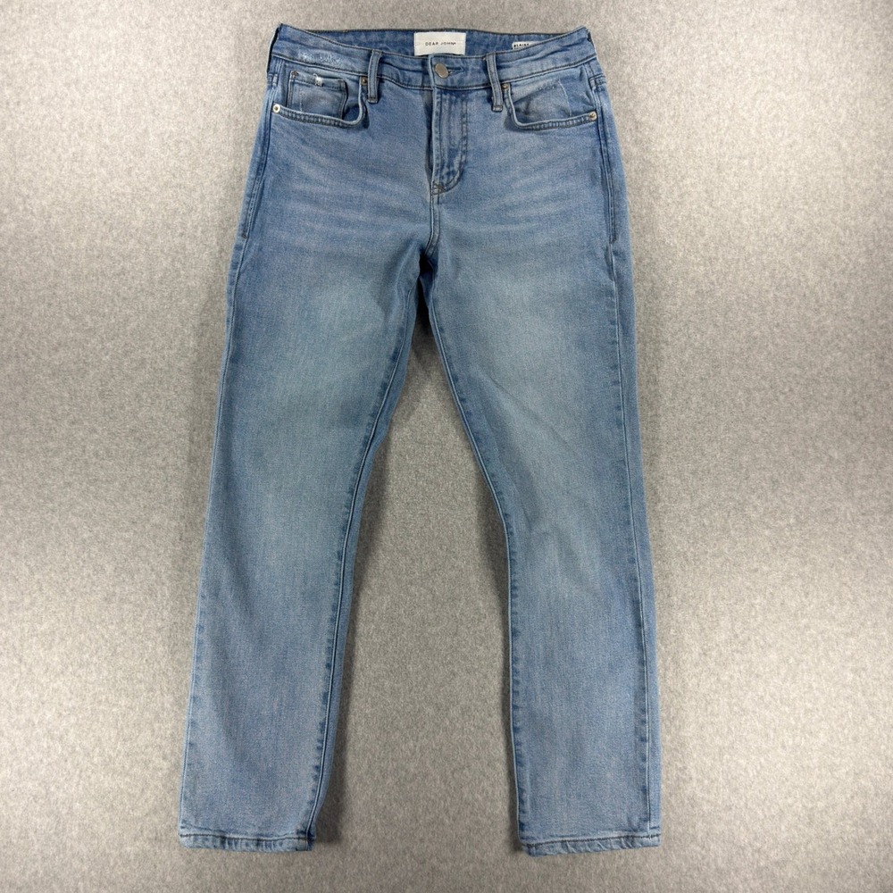 Dear John Blaire High Rise Straight Leg Jeans Blue Denim Size 26